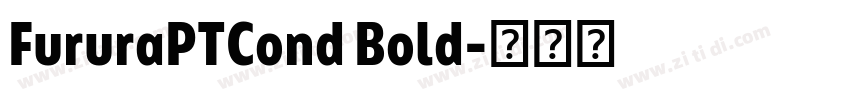 FururaPTCond Bold字体转换